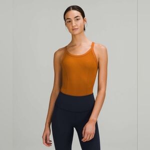 Lululemon Ribbed Yoga Bodysuit Butternut Brown